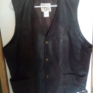 Cripple Creek Genuine Leather Vest